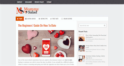 Desktop Screenshot of mommysalad.com